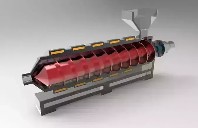 Extrusion Machine 3D model
