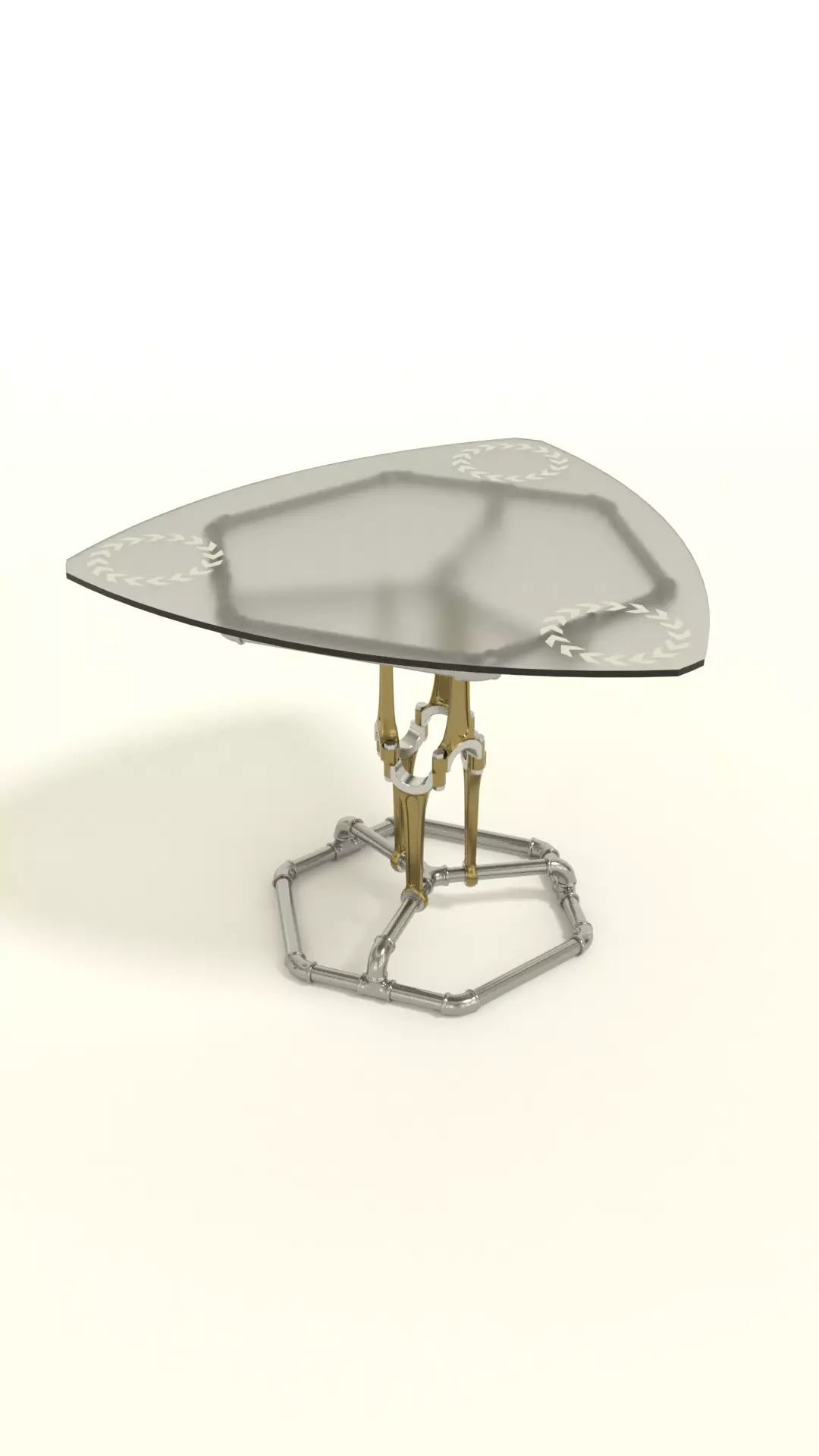 Industrial table 3D model_0
