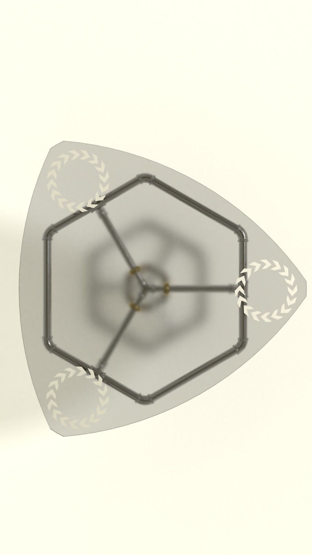 Industrial table 3D model_2