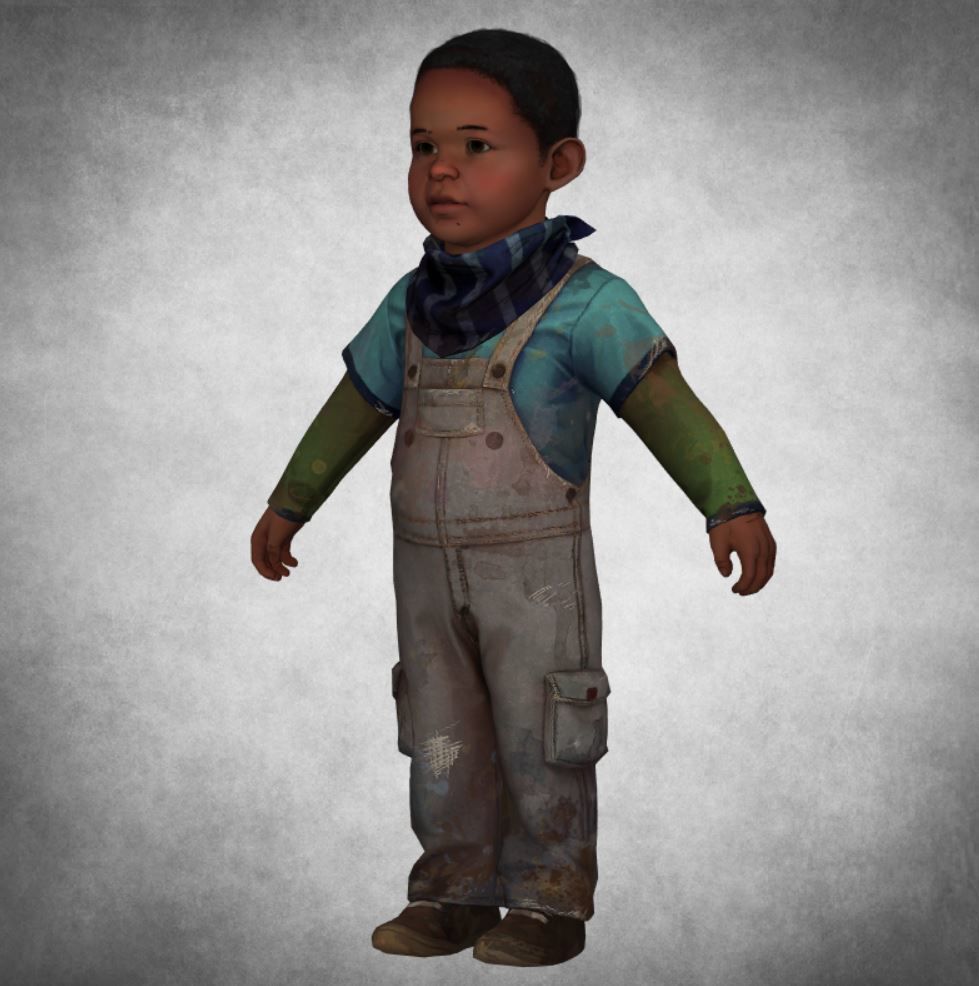 Child - Kid boy 1 3D model_1