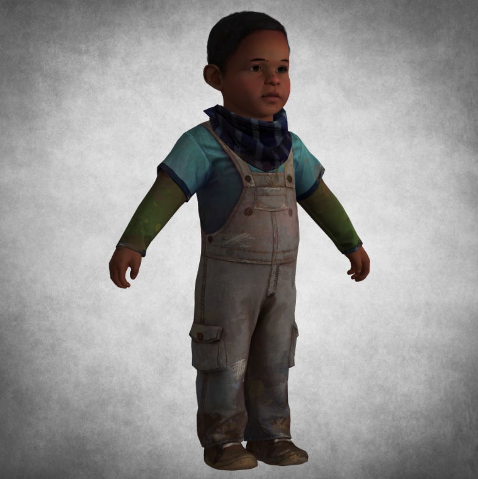 Child - Kid boy 1 3D model_4
