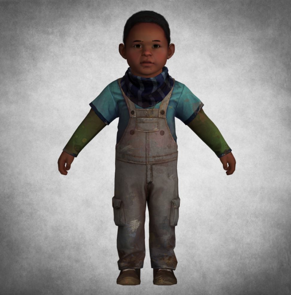 Child - Kid boy 1 3D model_2