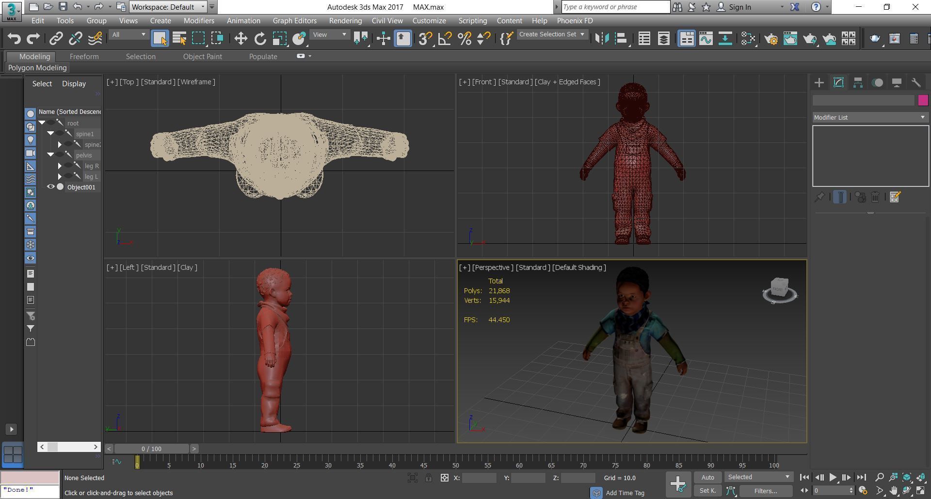 Child - Kid boy 1 3D model_9