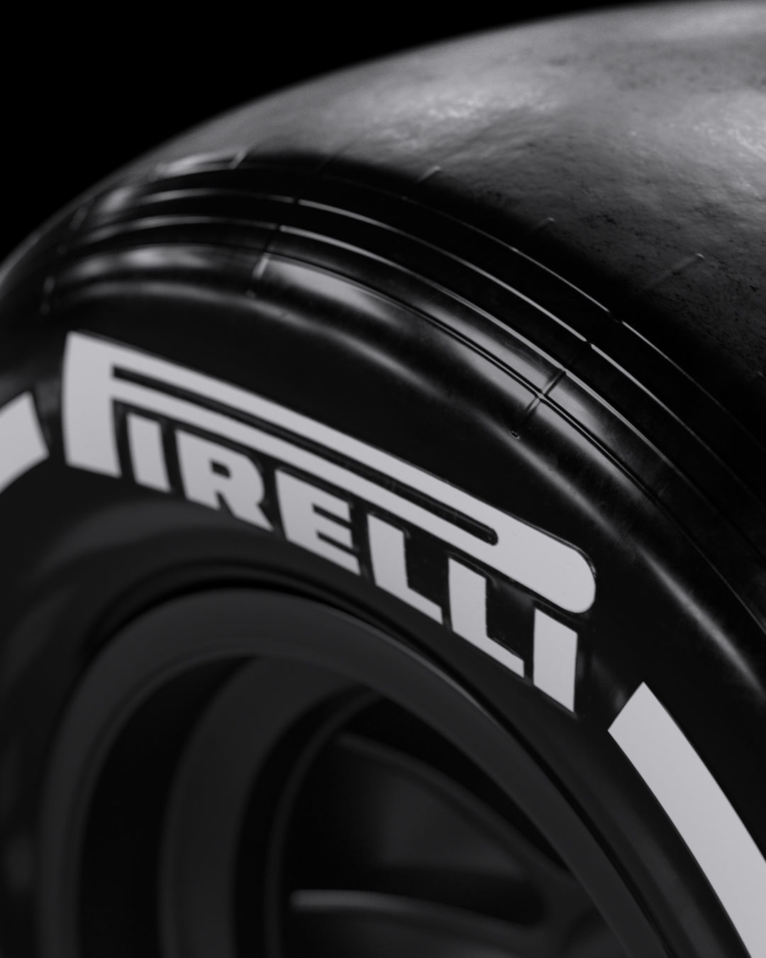 F1 Pirelli P Zero Tyres 3D model_5