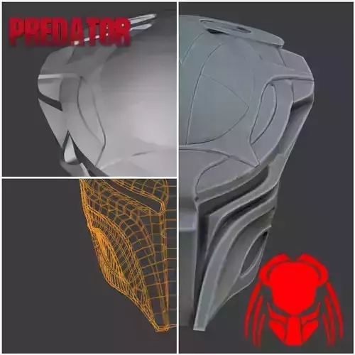 Predator mask  - PHALANX 3D print model
