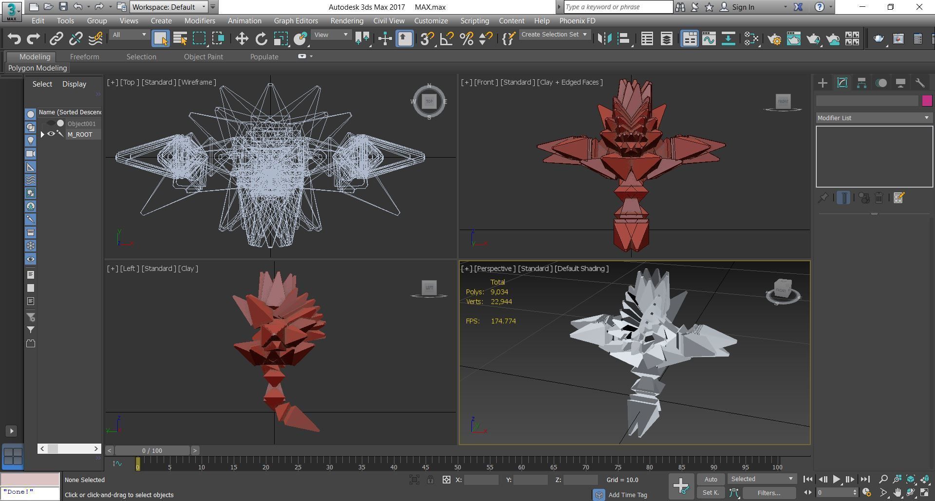 Child - angel 3D model_2