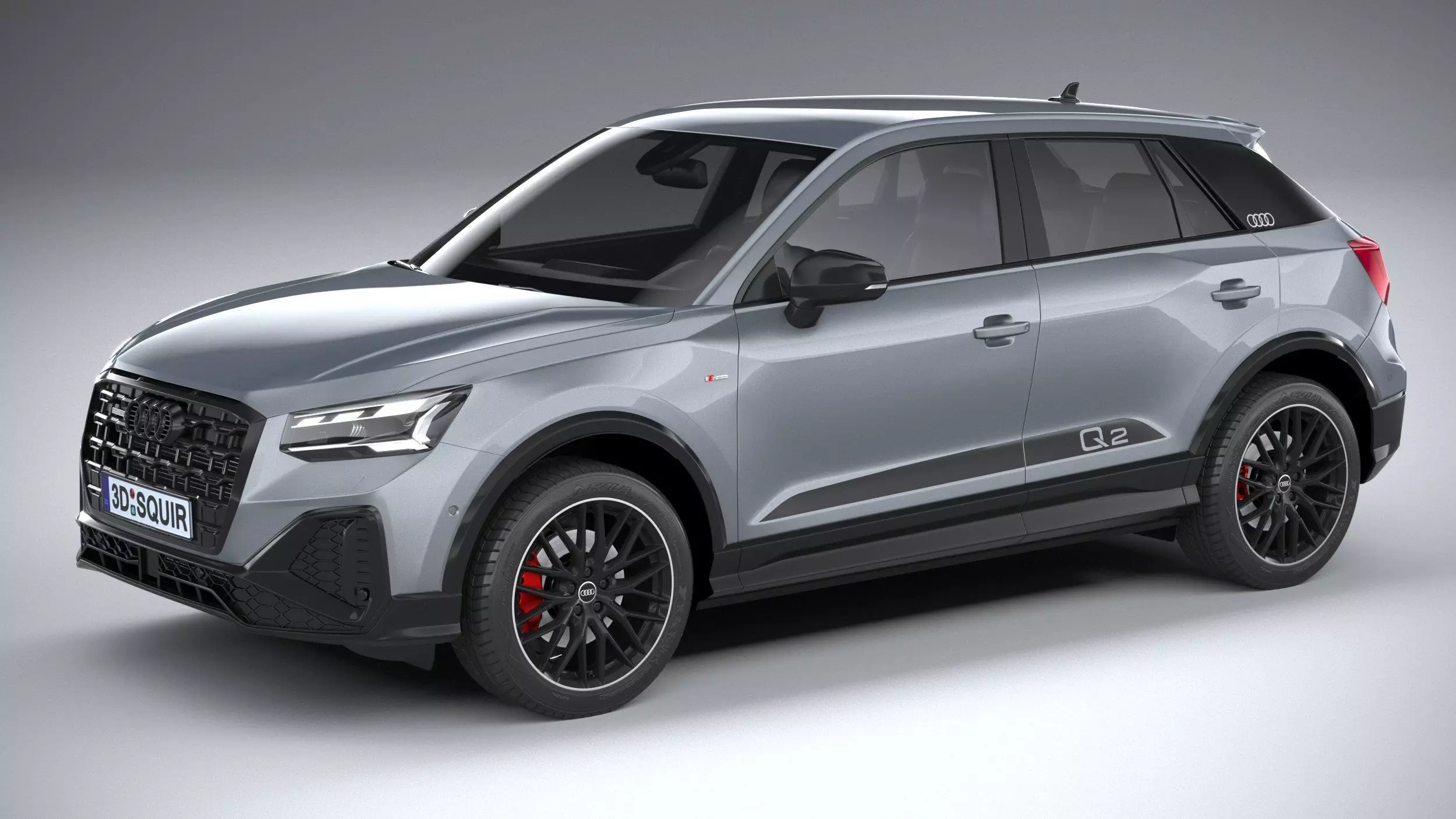Audi Q2 S-Line 2021 3D model