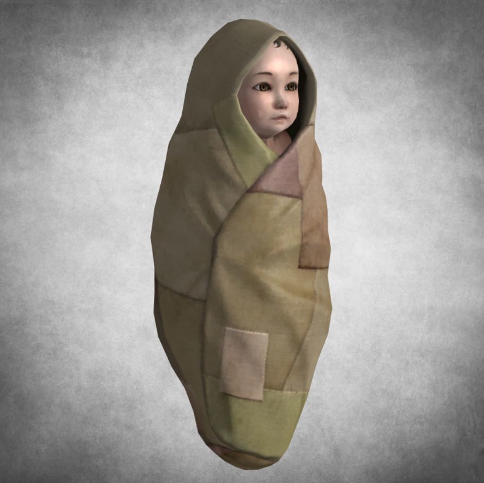 Child - baby 3 3D model_3