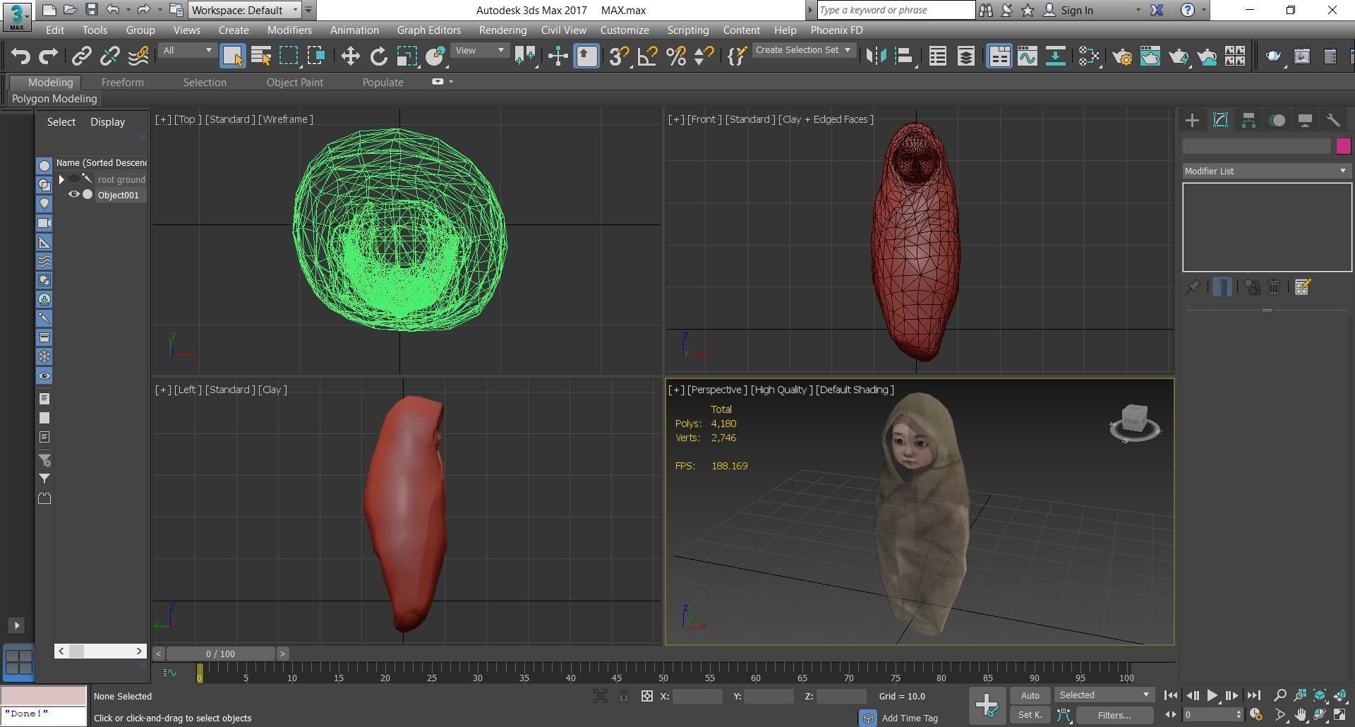 Child - baby 3 3D model_9