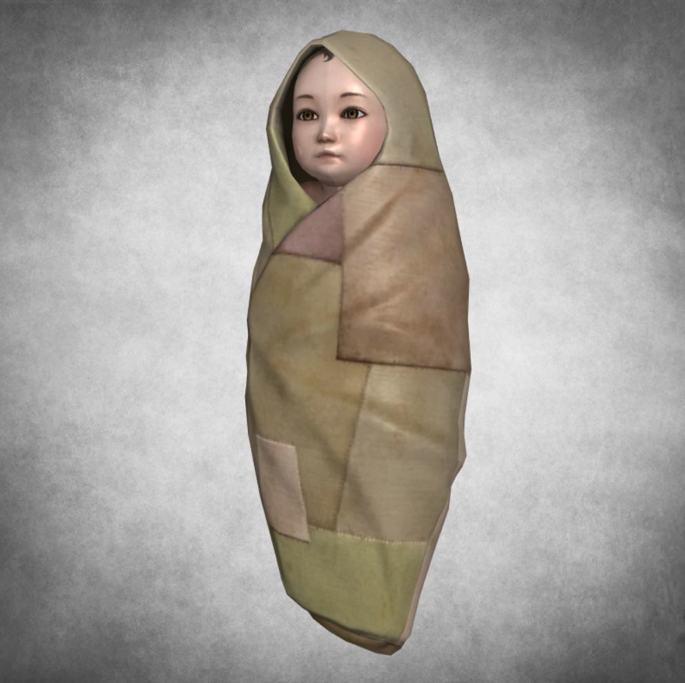 Child - baby 3 3D model_1