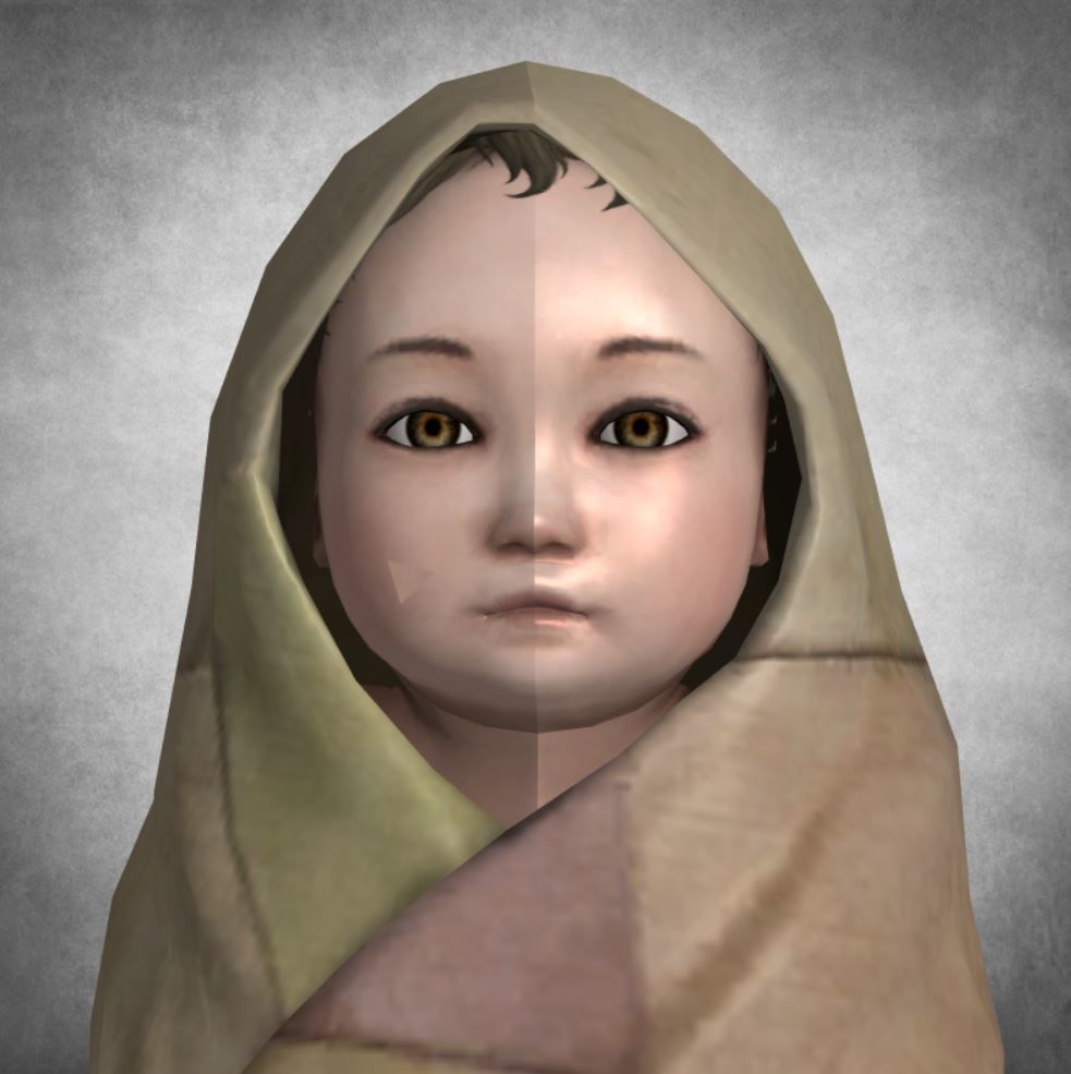 Child - baby 3 3D model_8