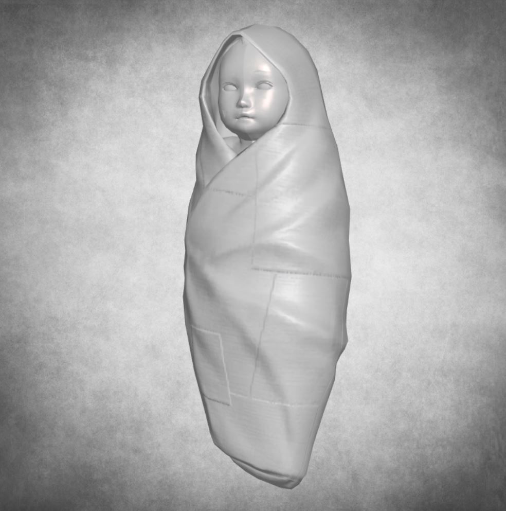 Child - baby 3 3D model_5