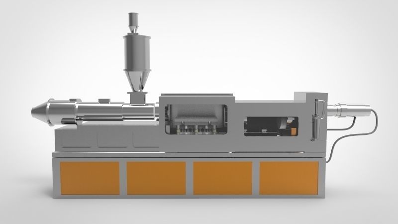 Injection Machine 3D model_1