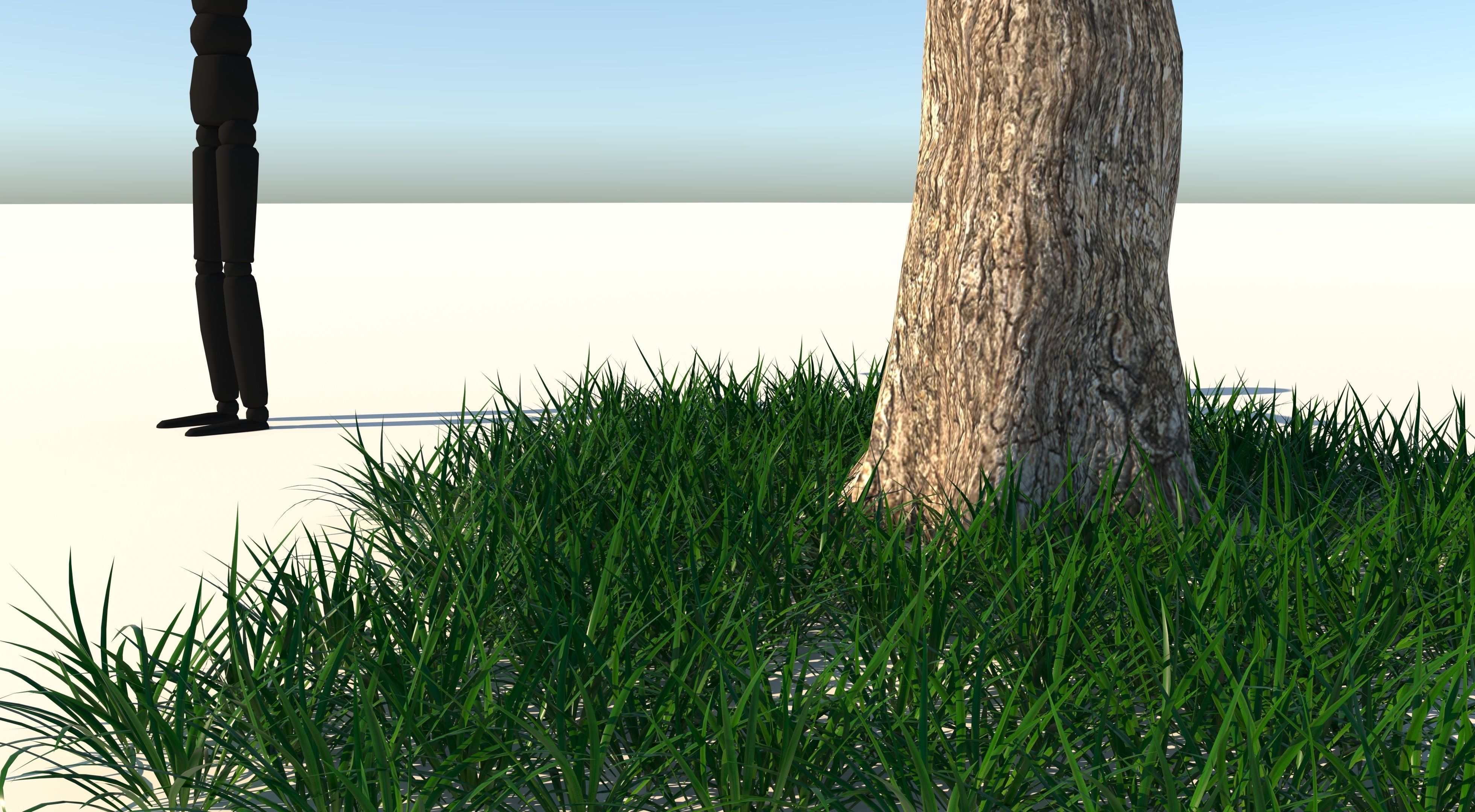 Apple Tree and Grass 2 3D model_6