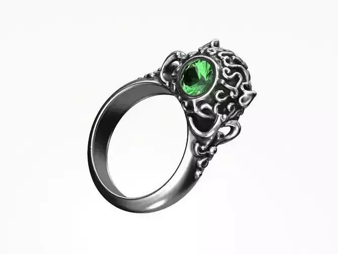 Sculpted ring - Download digital 3D model