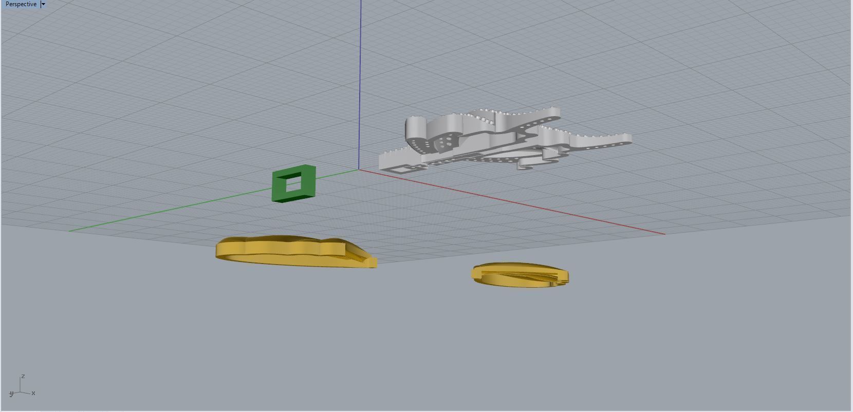 Butterfly pendant 3D print model_5