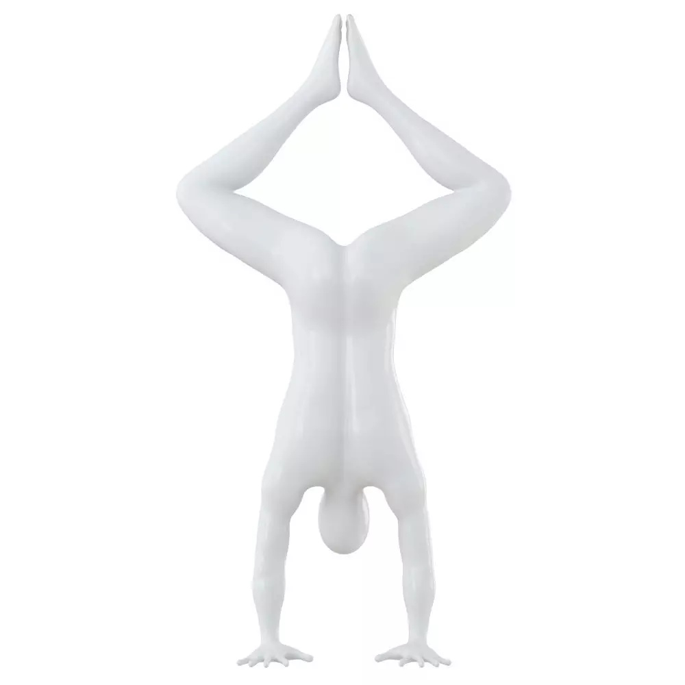 Male mannequin standing on hands 124 3D model_0