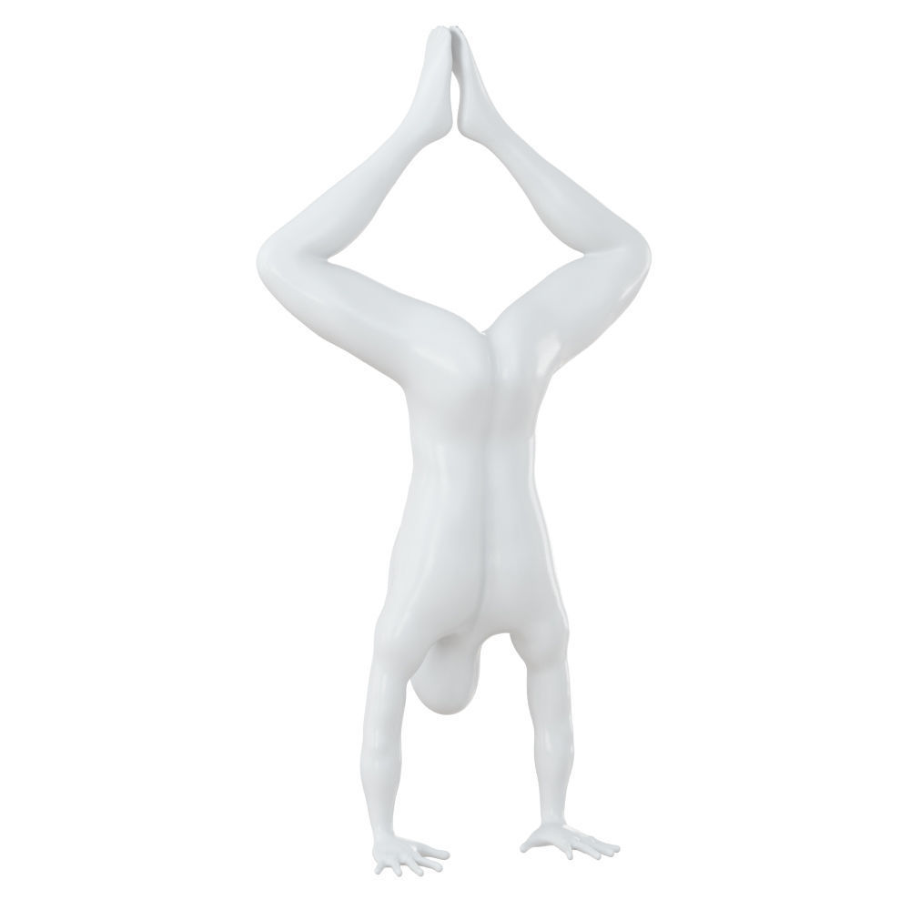Male mannequin standing on hands 124 3D model_1