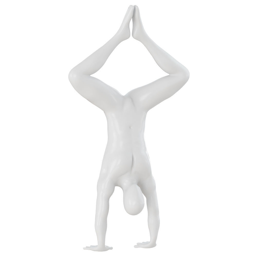 Male mannequin standing on hands 124 3D model_4
