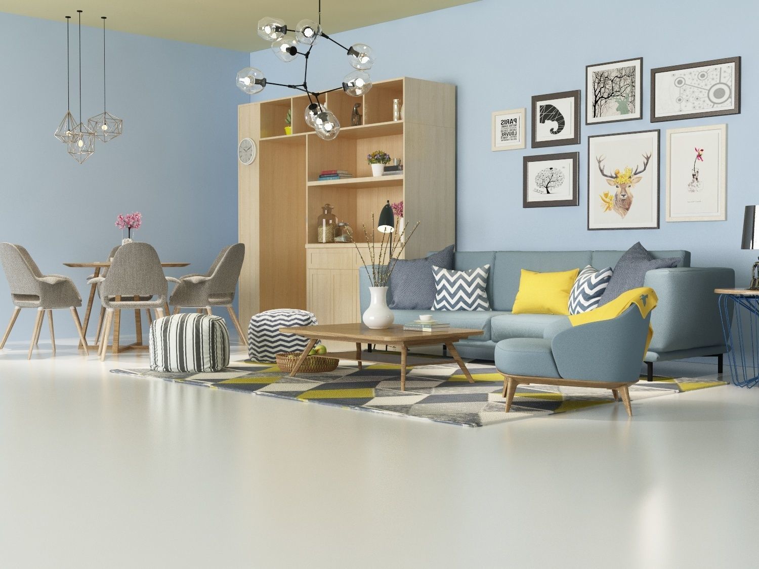 Design Set 2 - Furniture 3D model 3D model_5