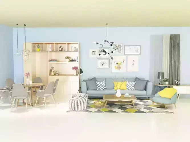 Design Set 2 - Furniture 3D model