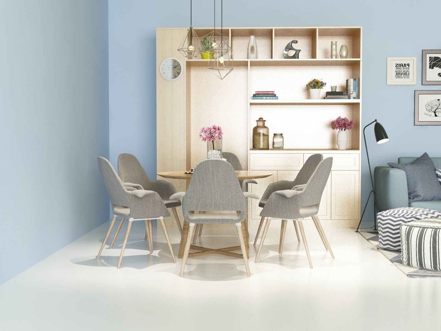 Design Set 2 - Furniture 3D model 3D model_10