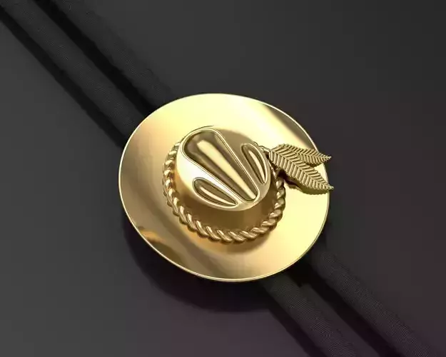 Pendant tie cowboy hat  3D print model