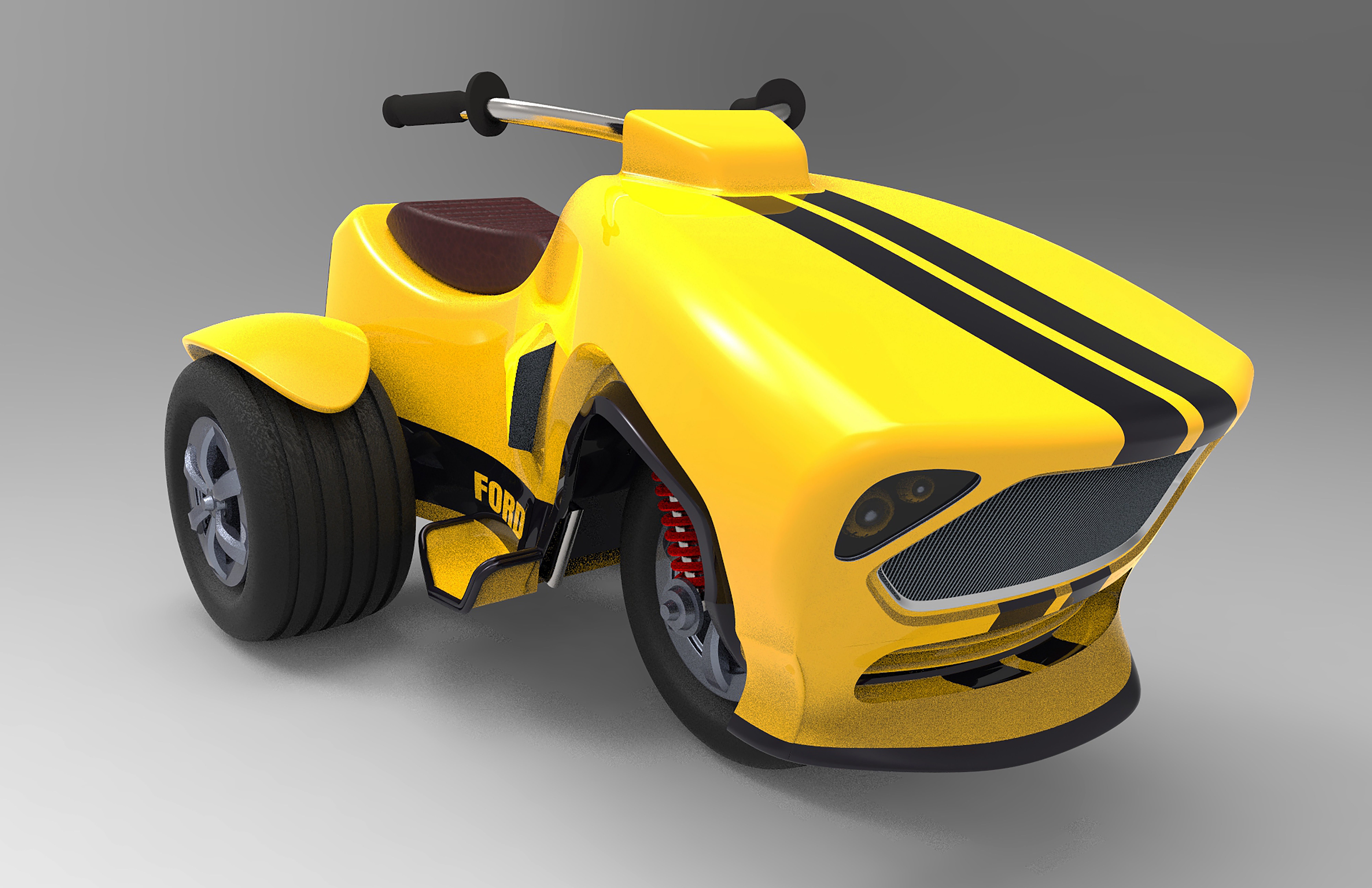 Motor Concept Car 2 3D model_3