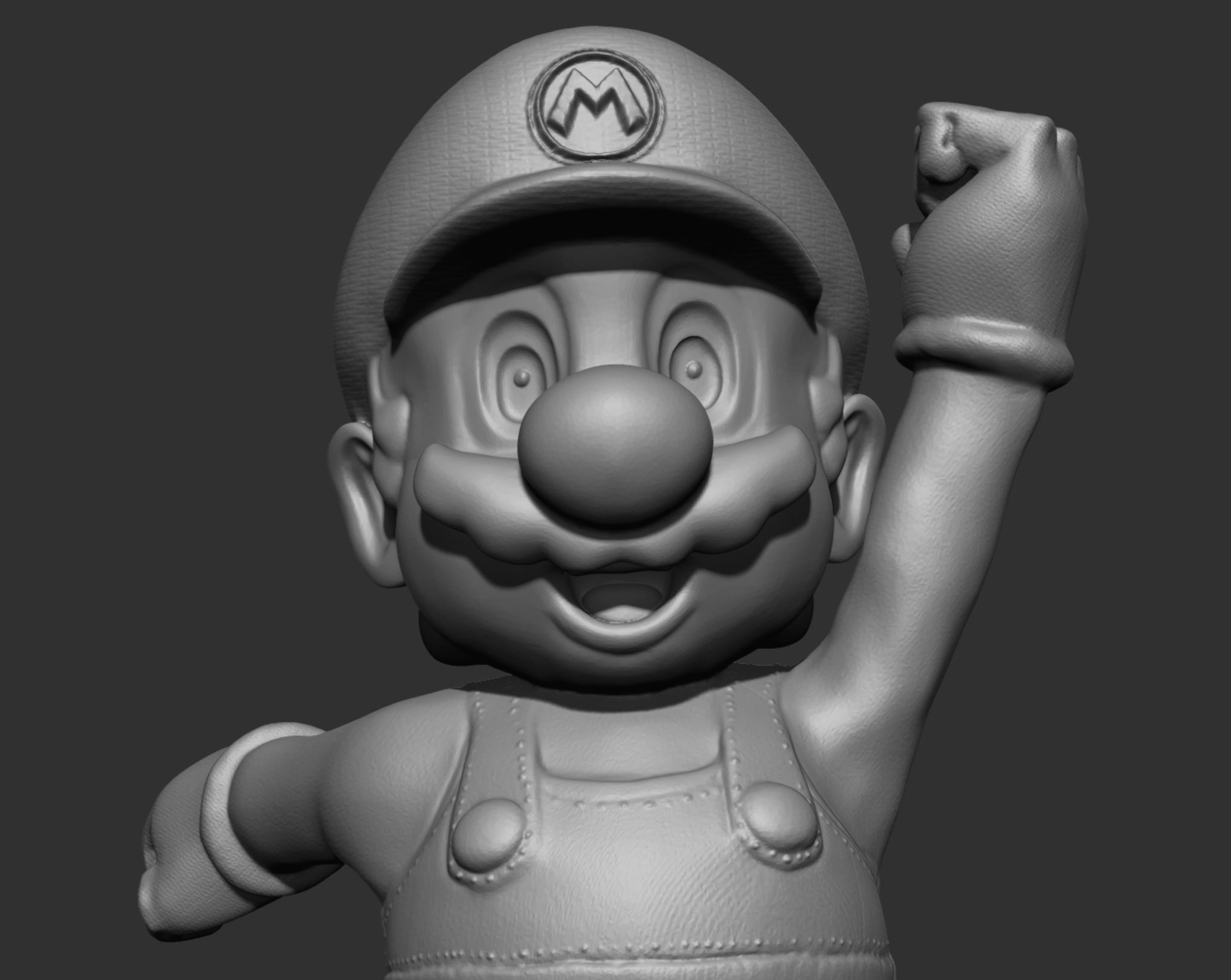 Mario 3D print model 3D print model_3