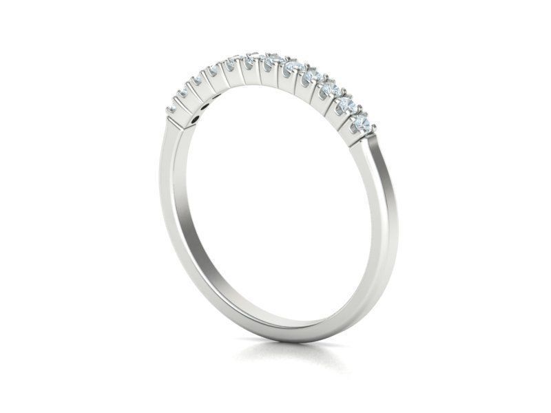 Diamond Ring Stackable Ring 3dmodel 3D print model_14