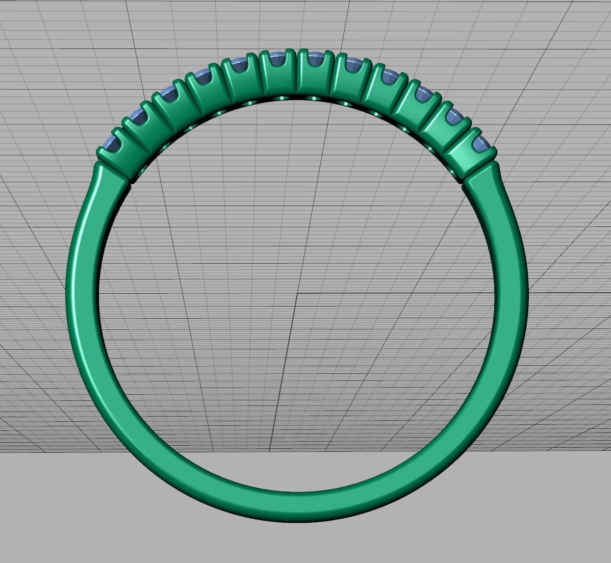 Diamond Ring Stackable Ring 3dmodel 3D print model_19