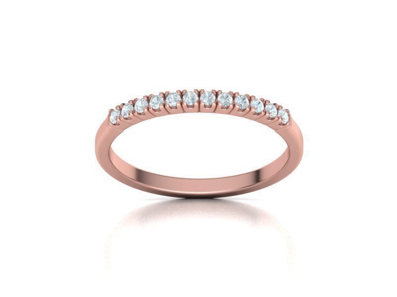 Diamond Ring Stackable Ring 3dmodel 3D print model_12