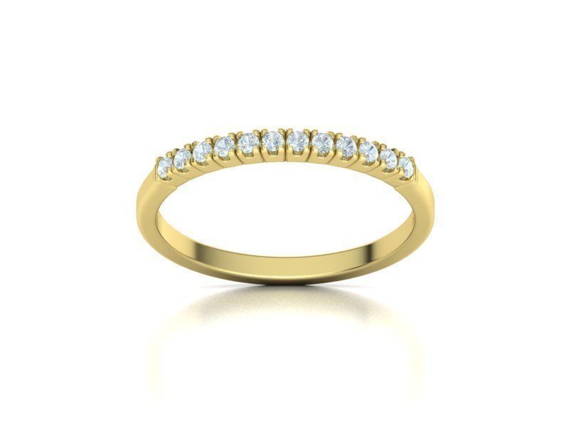 Diamond Ring Stackable Ring 3dmodel 3D print model_13