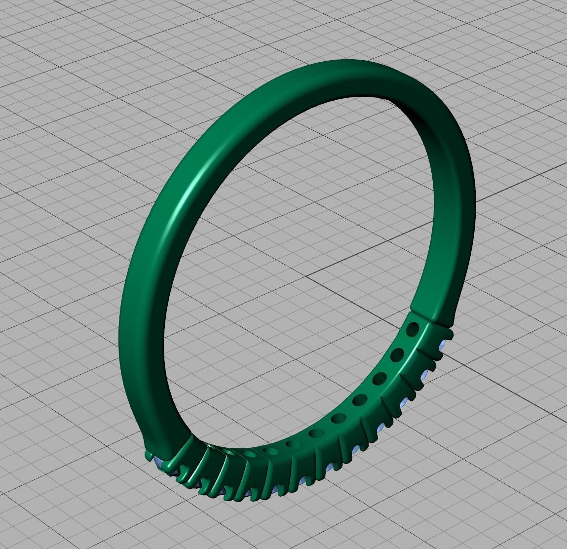 Diamond Ring Stackable Ring 3dmodel 3D print model_22