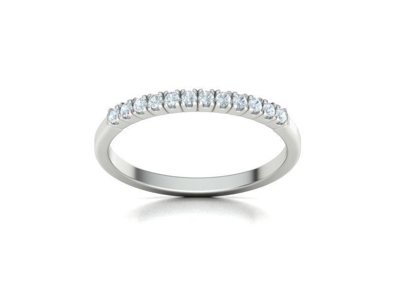 Diamond Ring Stackable Ring 3dmodel 3D print model_21