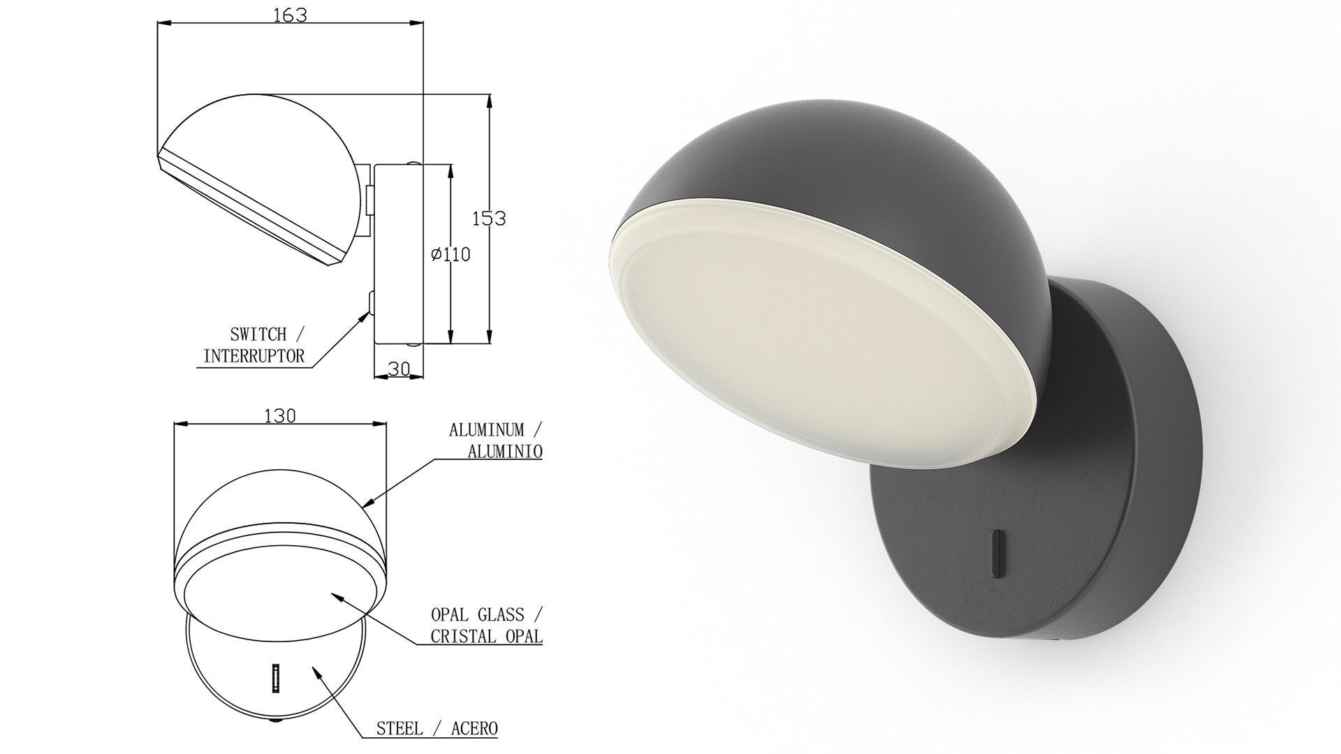 Leds C4 TALK 3D model_1