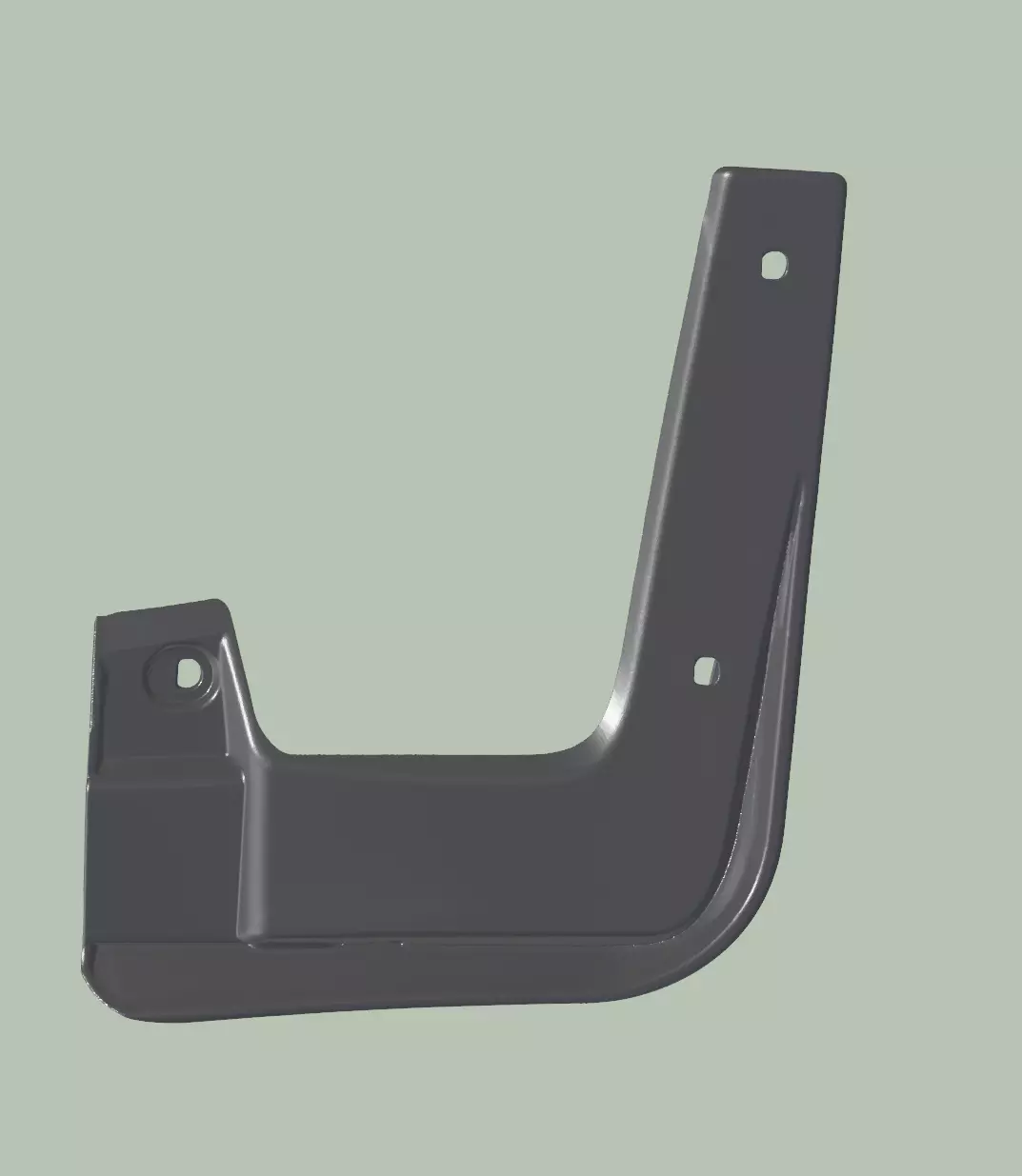 mudguard fender flares for chevrolet silverado 3D print model_0