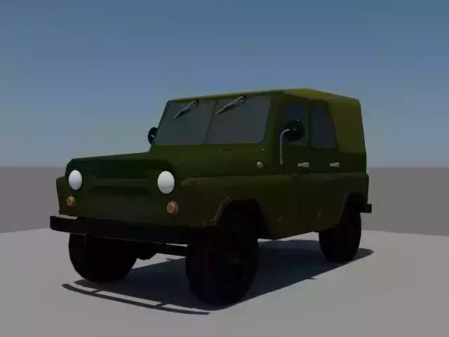 UAZ-469 military jeep