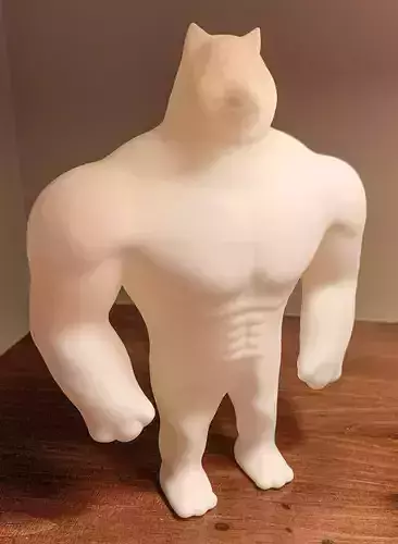 Swole Doge - Much Wow - Dogecoin Mascot 3D Model for 3D Printing 3D print model