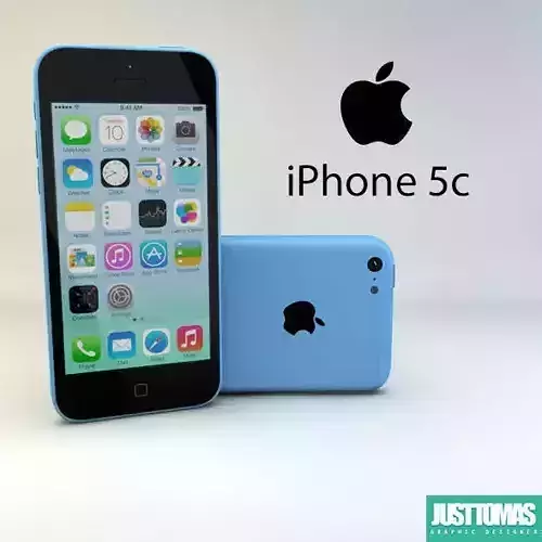 Apple iPhone 5c 3D model