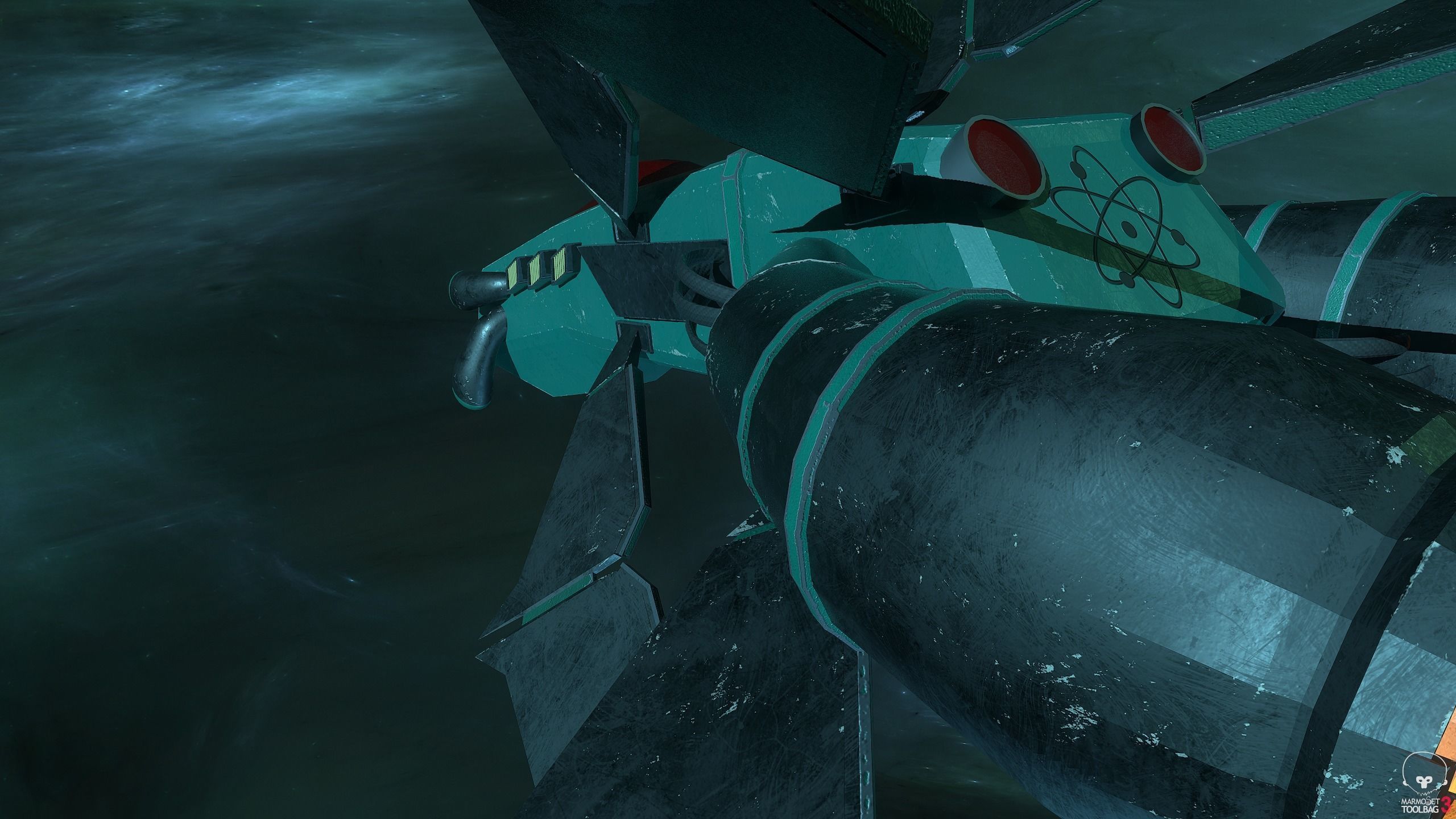 3D starhip FBX Low-poly 3D model_4