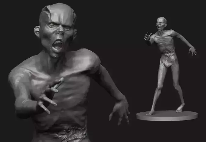 Zombie statue