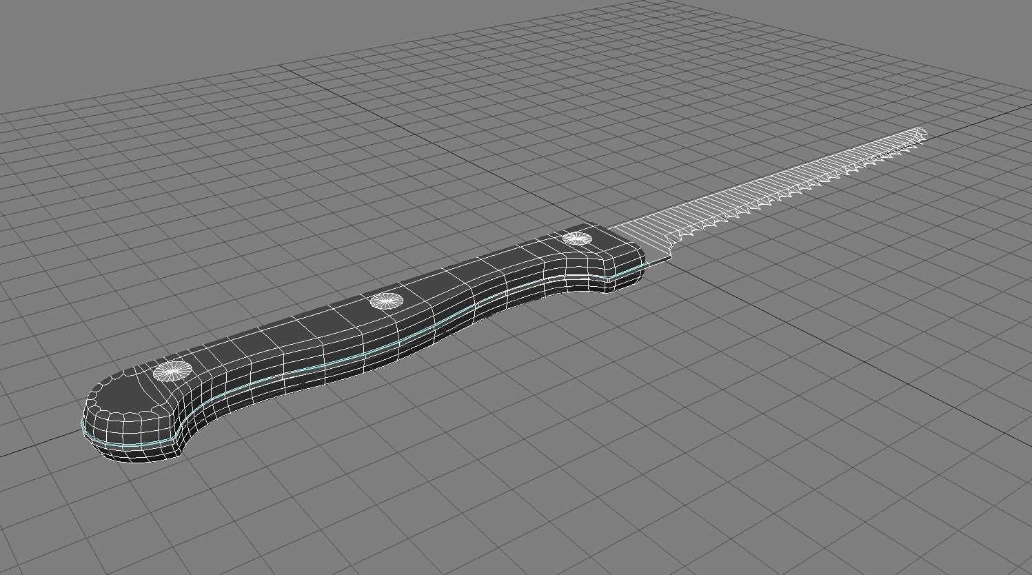 Steak Knife 3D Model Low-poly 3D model_10