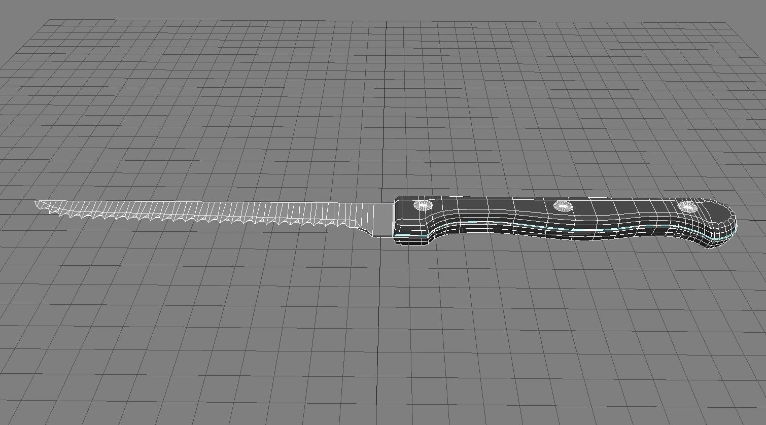 Steak Knife 3D Model Low-poly 3D model_9