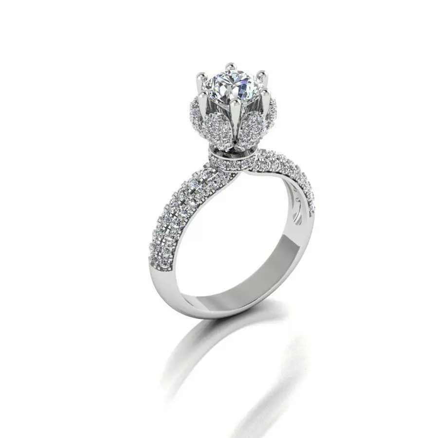 ring diamond  Hong Kong 3D print model_0