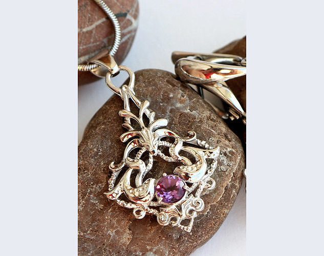 A light openwork pendant - 3D model to download 3D print model