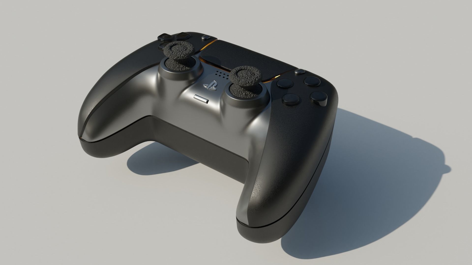 DualSense Controller Matte Black PS5 3D model_2
