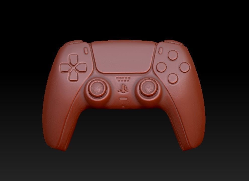 DualSense Controller Matte Black PS5 3D model_6