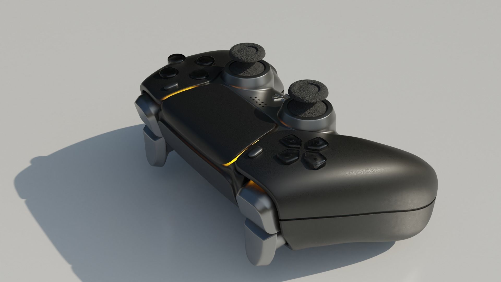 DualSense Controller Matte Black PS5 3D model_3