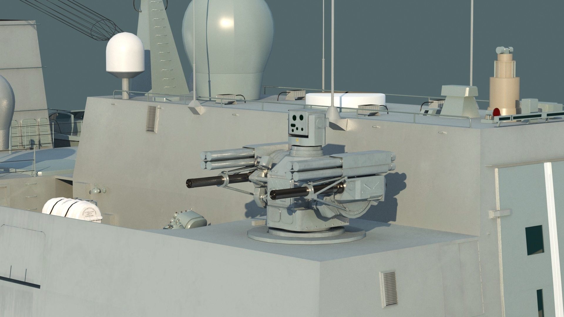 Admiral Gorshkov class frigate 22350 3D model_8